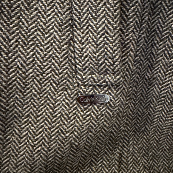 Calvin Klein Brown Herringbone Jacket Men’s size XL - Picture 2 of 6